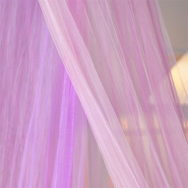 Adoniram Nylon Bed Canopy, Purple
