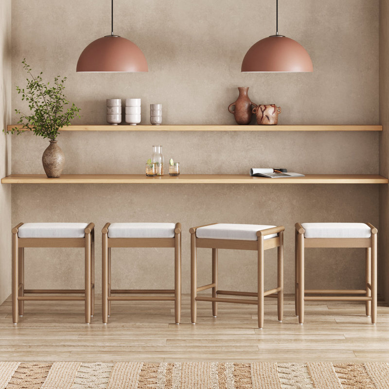 Tabouret de bar Backless Boucle, 4