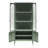 Chloe Tall Metal Display Cabinet with 2 Arched Glass Doors-106273615