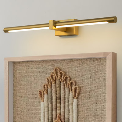 Brody Hardwired Dimmable LED Aluminum Wall Mounted Picture Light