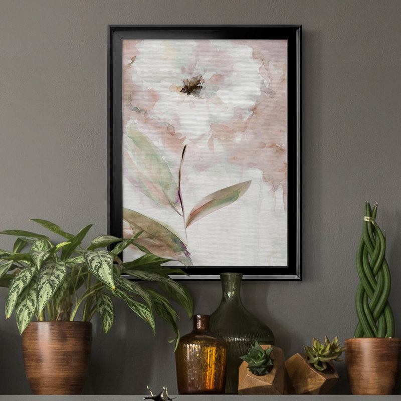 " Summer Bloom I ", 18.5" H x 24.5" W x 1.5" D, Black