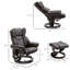 Fauteuil inclinable massant avec repose-pieds-1312843180
