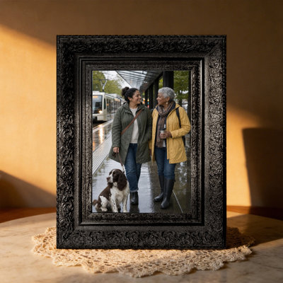 11" x 14" Black 3 PCS Simple Picture Frame for Pet Photo Display