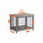 Table d'appoint pour chien sur roulettes avec portes doubles