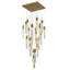 Lustre en métal doré 25 lumières avec cristaux transparents-1414987824-1414987825-1414987821