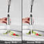 Robinet de cuisine rétractable à poignée simple avec accessoires