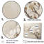 Beige de Magnolias «Dreamy» - art mural encadré Magnolias-96965580-117371312