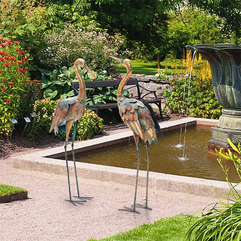 Animals Rust Resistant Metal Garden Statue