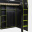 Lit mezzanine double avec bureau intégré-148962798