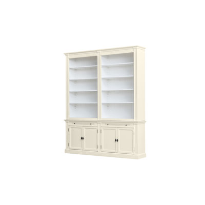 Krier 240cm H x 200cm W Library Bookcase