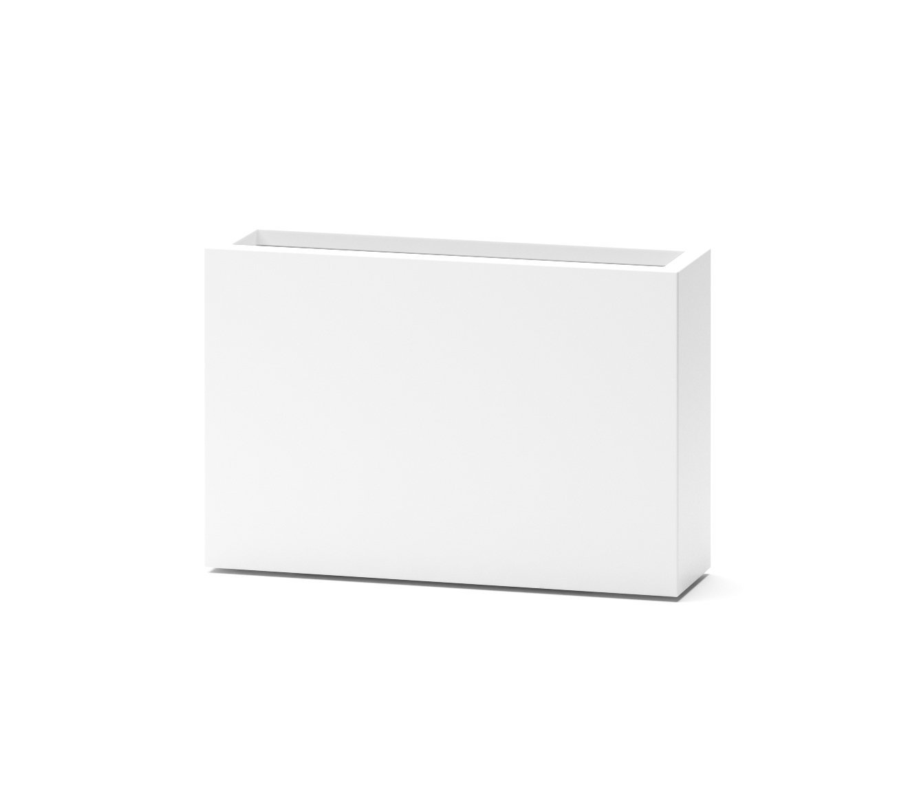 Rosena Handmade Planter Box, 24" H x 36" W x 10" D, White
