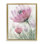 Cadre flottant avec fleurs roses, design par Patti Bishop
