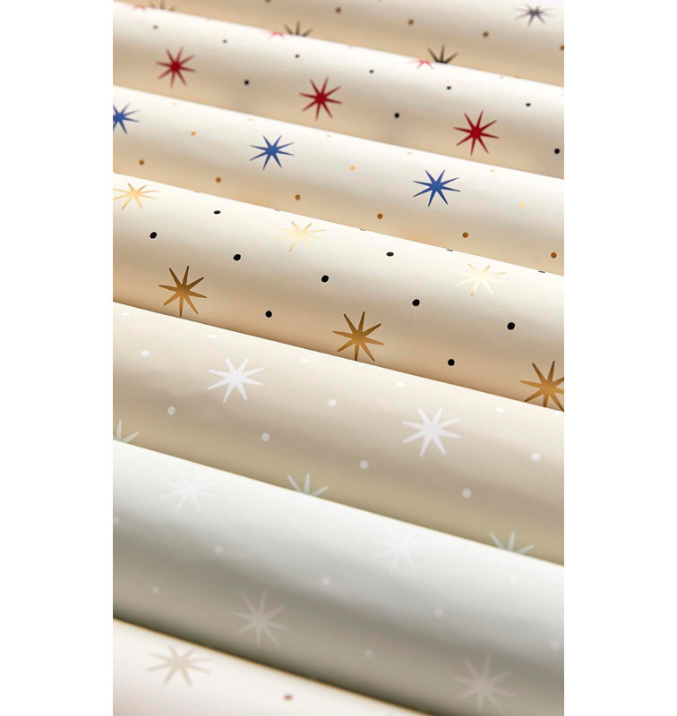 Albert Hadley Wallpaper Roll, Black/Gold on White