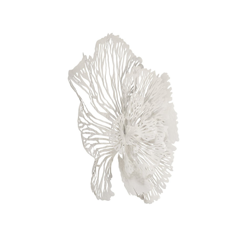 Flower Wall Décor, White