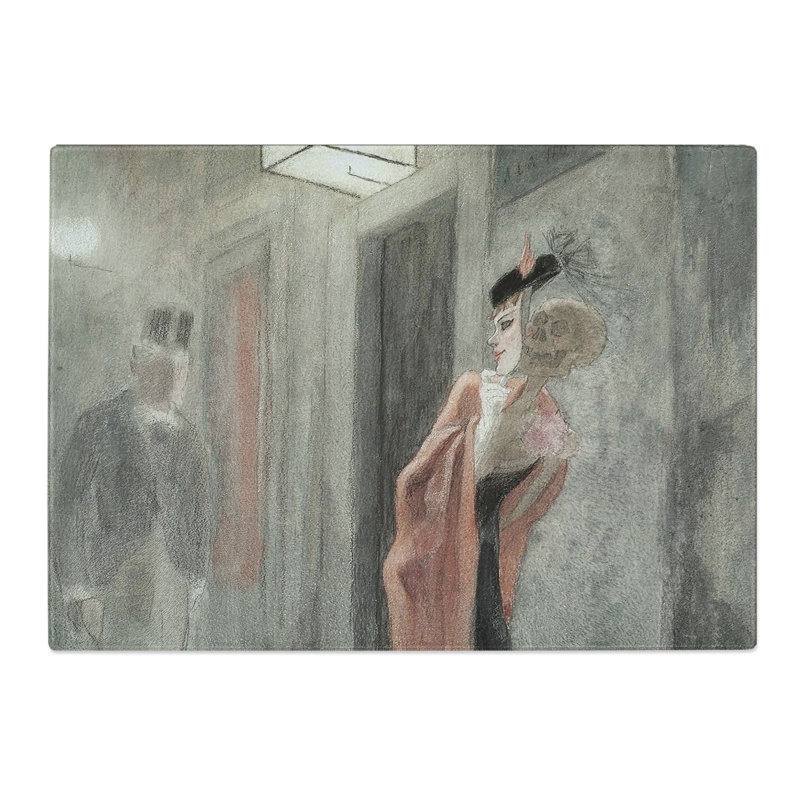 Human Parody by Felicien Rops Chopping Board, 0.4cm H x 20cm W x 28.5cm L