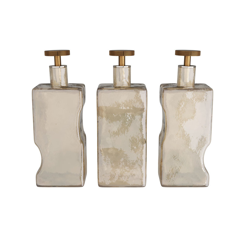 Zerdomo Decanters, Set Of 3