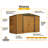 Woodridge Steel Storage Shed Woodgrain-105852758