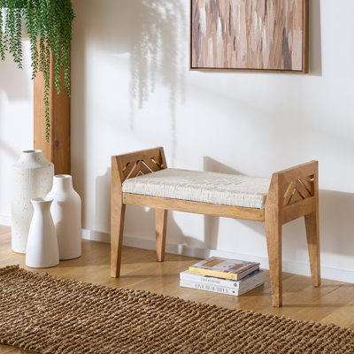 Banc Massif Manguier Miliboo – Industriel 140cm Pour Salon Ou Salle à Manger