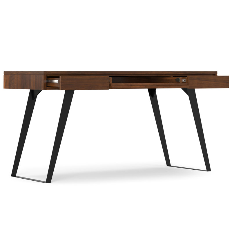 Writing Desk, 30" H x 54" W x 24" D, Walnut