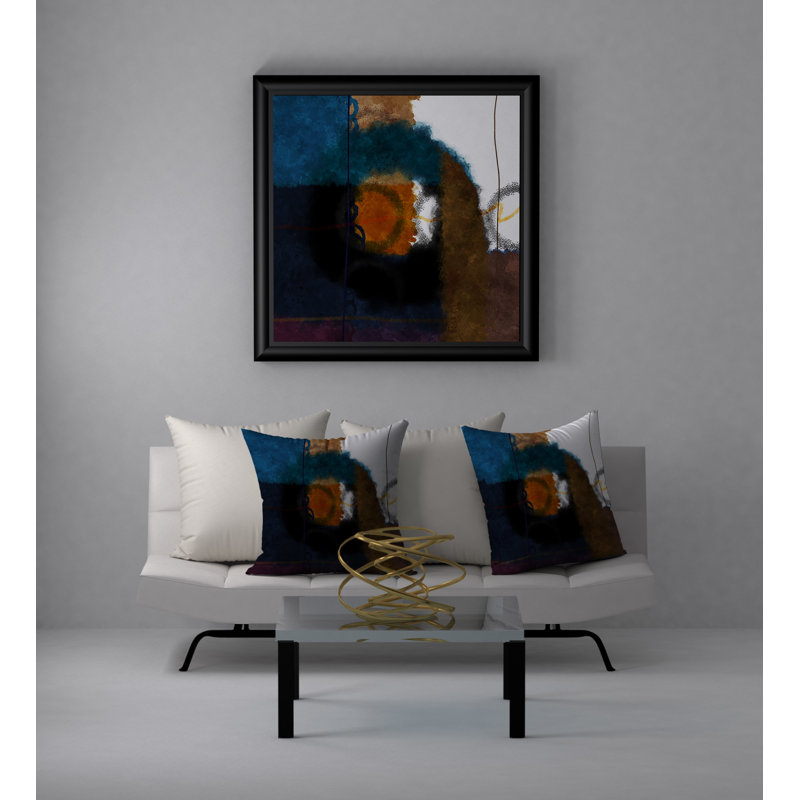Housse de coussin carrée éblouissante de Lucky, 24 po x 24 po