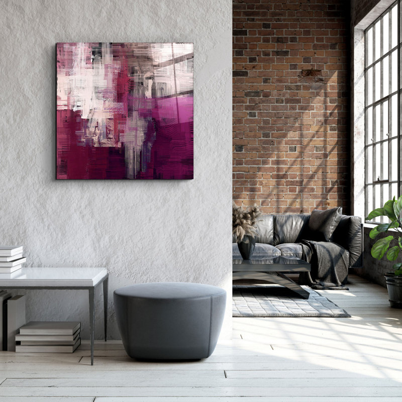 Elegant Decorative Tempered Glass Painting, 40 x 40 Inches | 100% Tempered Glass, Thickness: 0.16 Inches | UV Printing for Vibrant Colors & Durability | Perfect for Home Decor & Art Enthusiasts