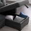 Canapé modulaire rembourré avec méridienne-131255703