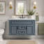 Armoire de salle de bain murale 36 "avec lavabo et tiroirs en céramique-1613159616