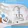 4-Inch Bathroom Faucet with 2-Handle with Pop-up Drain and Supply Hoses