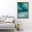 "Abstract Ocean", reproduction d'art sur toile encadrée turquoise moderne et bleu sarcelle pour le salon, la chambre à coucher ou le bureau-118150149-118150152-120132089