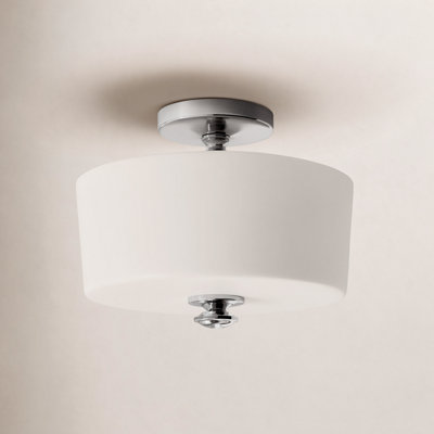 Nula 2-Light Semi Flush Mount