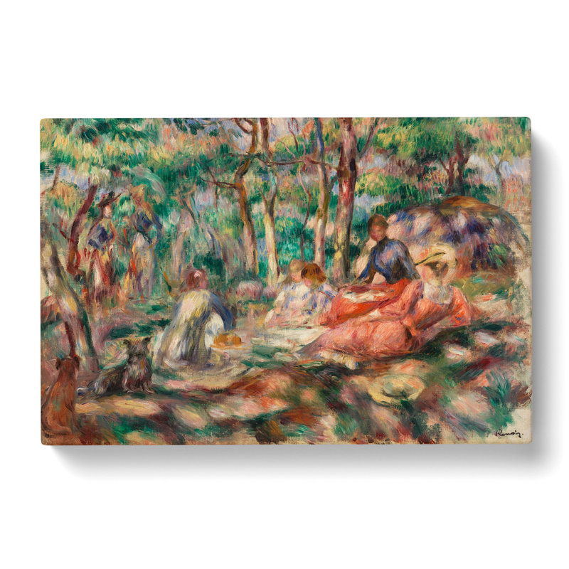 Picnic by Pierre-Auguste Renoir - Wrapped Canvas, 50cm H x 76cm W x 3cm D