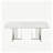 Spacious Marble-Patterned Rectangular Dining Set With Faux Leather Chairs-129460546-129460541