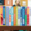 Malikiya Colourful Decorative Books, Set of 12 Travel-Themed Faux Books for Coffee Tables, Bookshelves, Wedding Displays and Photo Props