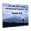 Heart Reflects The Man Proverbs 27:19 - Wrapped Canvas Print-1581119131