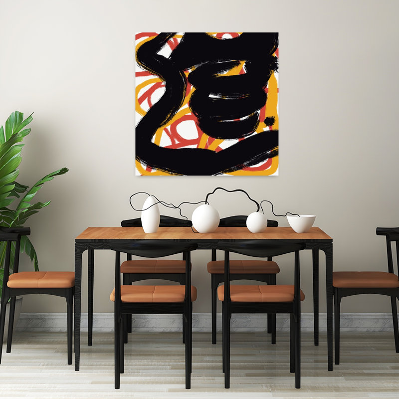 Art contemporain, art abstrait abstrait et audacieux, H 32 po x l 32 po