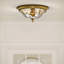 Baddesley Glass Flush Mount