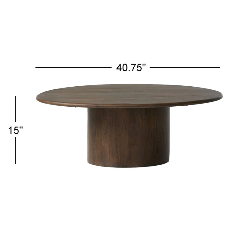 Stuart Wood Coffee Table-Large-Aged Belgium Bleach