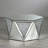 Amla 31" Glass Coffee Table Mirrored Top