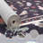 Living Room Rugs Ultra-Soft Modern Floral Insect Accent Rug with Non-Slip Backing, Non-Shedding Low Pile Indoor Carpet, Washable Floor Cover, Easy Cleaning, for Bedroom, Office-1901306229-1901306225