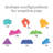 Yourigami Folding Convertible Kids and Toddler Play Gym, 5 Pieces-88328455