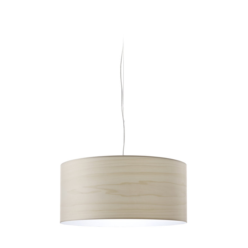 Gea 1 - Light Pendant, Ivory White, 7.8" H x 16.5" W x 16.5" D, E26 Base