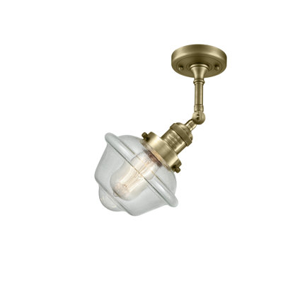 Baptiste Glass Semi Flush Mount