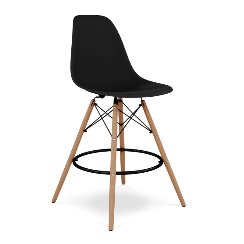 Modholic Eiffel Counter Stool, Black, Black