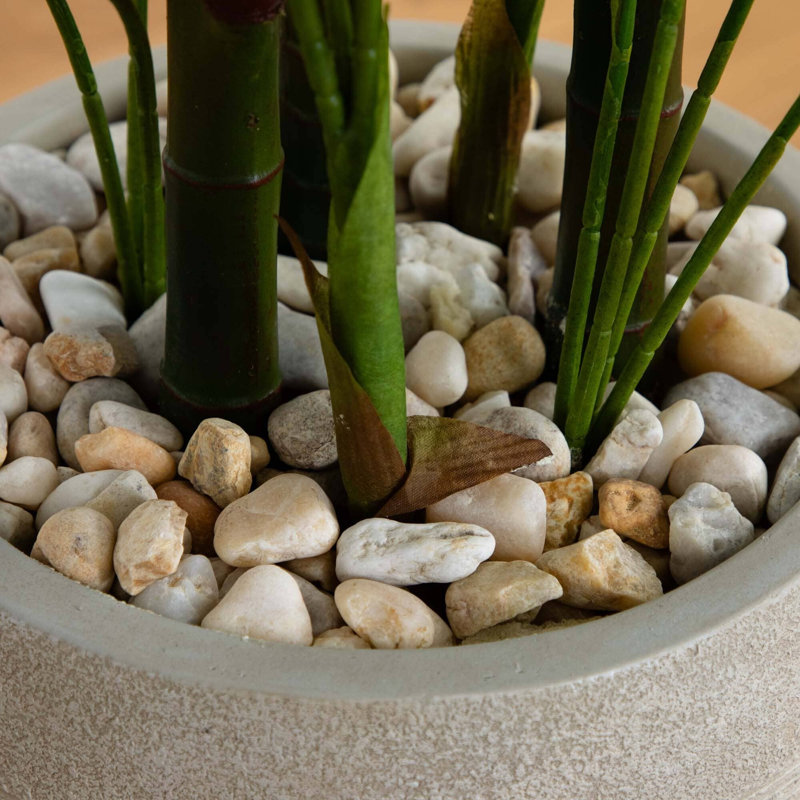 Areca Palm Artificial Tree in Sand Colored Planter