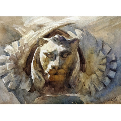 Peinture du roi des forêts | Aquarelle sur papier | Pour la décoration