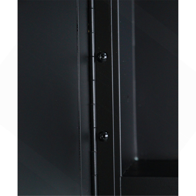 Armoire à pharmacie murale 31 po x 21 po à cadre mural ovale en métal noir avec miroir