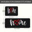 Ensemble de 2 tapis de cuisine Heart Red