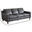 Ensemble de salon en cuir véritable 2 pièces Nalston-469572020