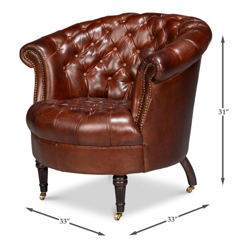 Bastian Armchair, Newark Brown