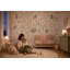 Adhésif mural fantaisiste floral rose et vert-1227401273-1227401286